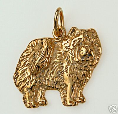 Pendentif chien chow - pendentif,