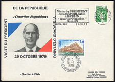 FFA79G : 1979 - Président Giscard d'Estaing à Berlin - FFA Quartier Napoléon
