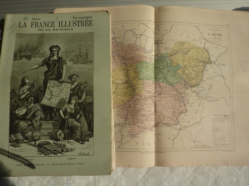 France illustrée malte brun - france,