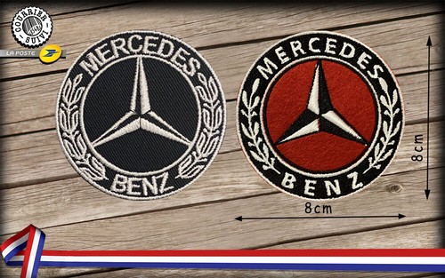 Patchs écusson mercedes 8cm - mercedes,
