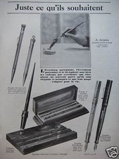PUBLICITÉ 1927 EVERSHARP LE