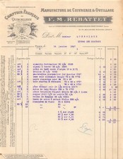 1907 MANUFACTURE DE CUIVRERIE