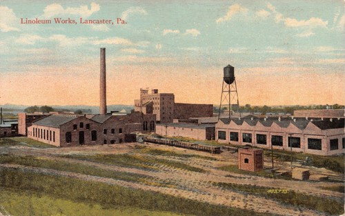 Postcard lancaster linoleum - postcard,