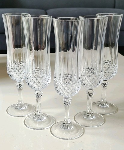 Flûtes champagne cristal - 5,