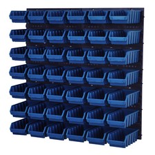 Étagère en vrac boîtes empilables étagère murale système de stockage boîtes d...