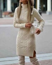 Robe Costume Beige Pull