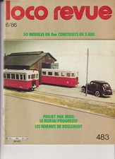 LOCO REVUE N°483 DRAISINE N / LMJ HO / LOCO 021-120-121 / LGB / PONT ROUTE