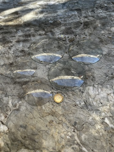 Lot verres ronds bombés - verres,