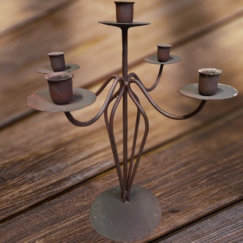 Chandelier fer forge - chandelier, 5
