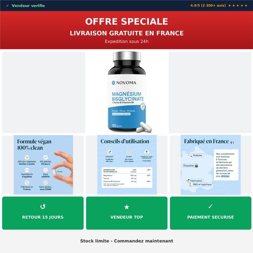 Magnésium bisglycinate 300 - magnésium,