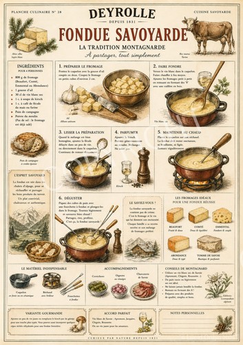 Photo déco cuisine - a4, fondue