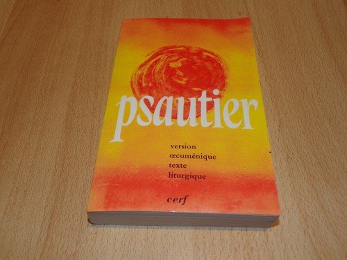Livre psautier version - livre,