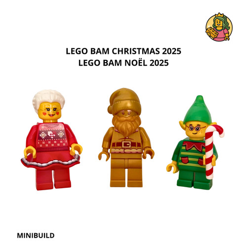 Lego minifigures bam noël - minifigures,
