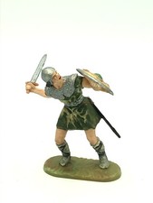 Figurine Elastolin, chevalier Normand, Normanne, Moyen Âge. 7cm. Grey shoes