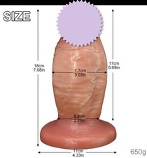 Gros Plug Gode Réaliste XL Ventouse Silicone Anal Vaginal Butt Dilatateur Sextoy