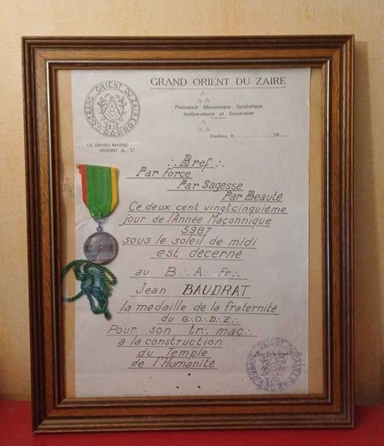 Médaille maçonnique