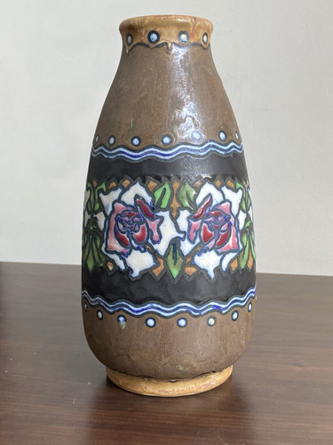 Vase grès signé keramis - signé,