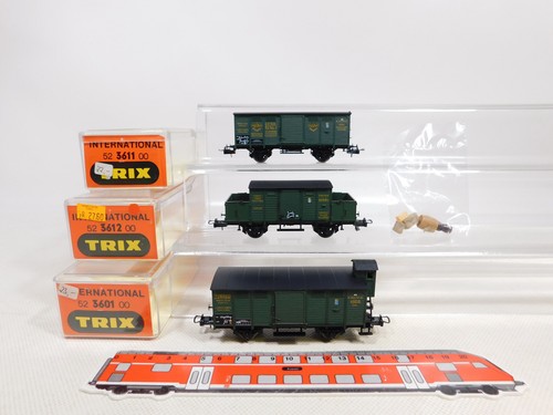 Trix freight cars - h0, 3x