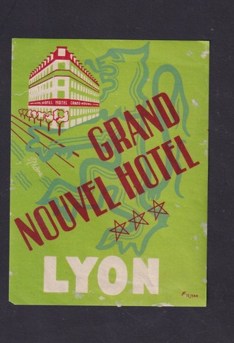 Ancienne étiquette bagage - ,