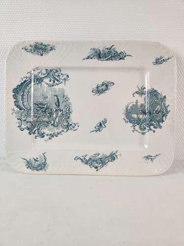 Grand plat service rocaille - service,
