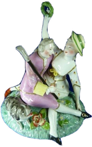 Antique porcelaine berger - antique,