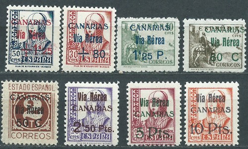 Canaries courrier 1938 - canaries, edifil