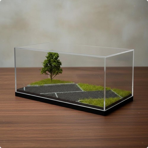 Scène miniature parking - scène,