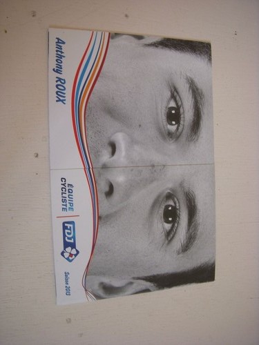 Cyclisme carte postale fdj - carte,
