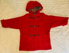 manteau duffle coat Burberry, avec capuche, longueur 83cm