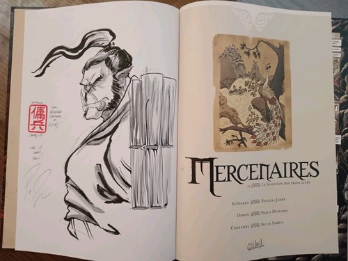 Dédicacée mercenaires - mercenaires,