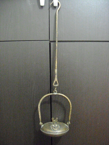 Ancienne lampe huile - lampe, à