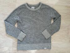 GAP: PULL GRIS CHINÉ 100% COTON, BIEN CHAUD, COMME VÊTEMENT DE PEAU, 6-7 ANS