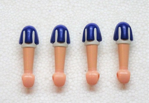 Bras bleu blanc playmobil - bras,