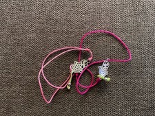 BRACELET CORDON ROSE AU CHOIX, MAIN DE FATMA ARGENT