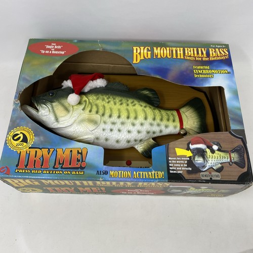 Gemmy big mouth billy - mouth, bass