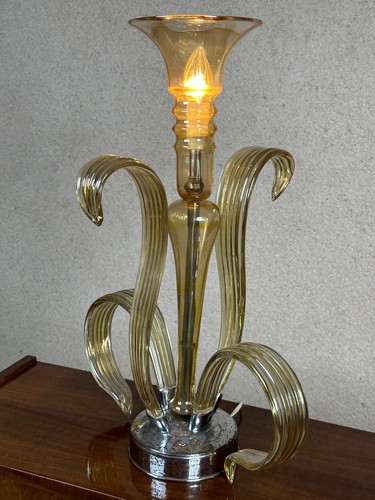 Lampe sculpture verre de - lampe-sculpture, en