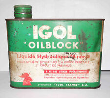 Bidon d'huile vide «Igol