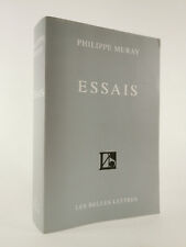 PHILIPPE MURAY - ESSAIS - LES BELLES LETTRES - 2015