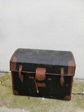 Malle bagages Ancienne Voyage En Cuir 