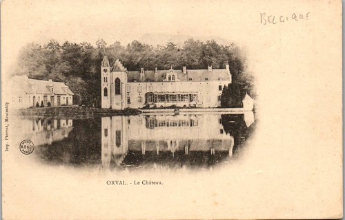 Belgique orval carte - belgique, postale