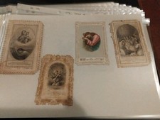 Lot de 4 images pieuses