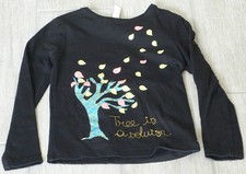 5 ans : T-shirt ML 5 ans noir