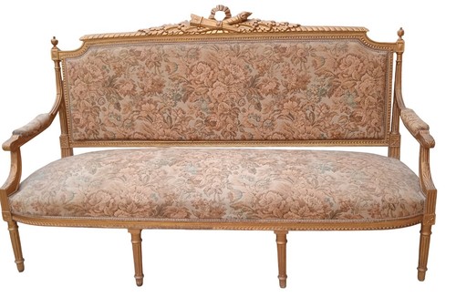 Banquette style louis du - banquette,
