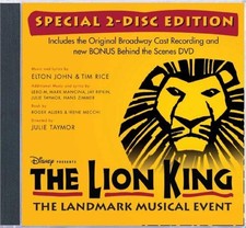 Tim Rice The Lion King Original Broadway Cast Recording Special Edition (CD)