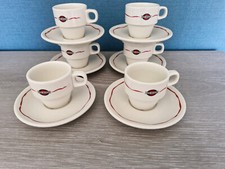 6 TASSES ET SOUCOUPES CAFES