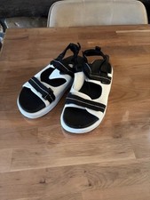 ecko unltd. sandales homme blanche et noire taille 46.5 neuves