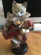 ancien automate ours  contrebasse