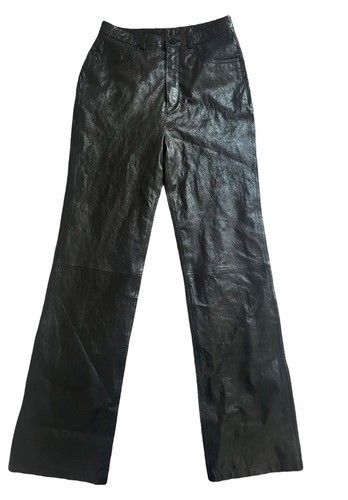 Pantalon cuir noir - en, claudie