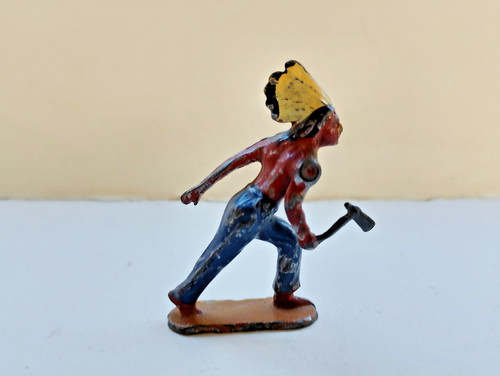 Figurine indien plomb - figurine, creux