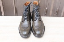BOOTS BOTTINES HESCHUNG "GINKGO" CUIR GRAINE  8 / 42 SUPER ETAT MEN'S SHOES 750€